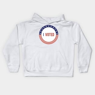 I Voted Kids Hoodie